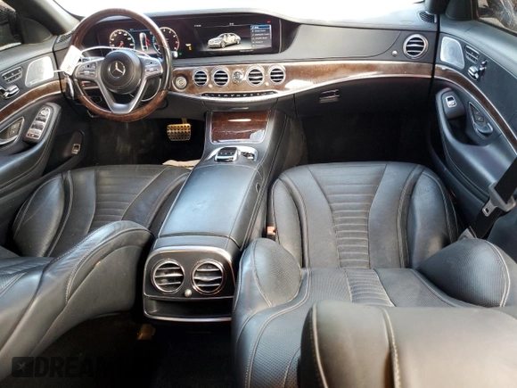 2018 Mercedes-Benz S 560 with VIN WDDUG8GB0JA384253, listed as a Copart auction lot 85543844 with 73,378 mi miles and Non Repairable. Bid and sale history available at carsss.com. Image 8.