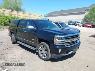 2018 Chevrolet Silverado 1500 High Country with VIN 3GCUKTEJ3JG607375, listed as a IAAI auction lot 39372747 with 69,013 mi miles and . Bid and sale history available at DreamBid. Image 1.