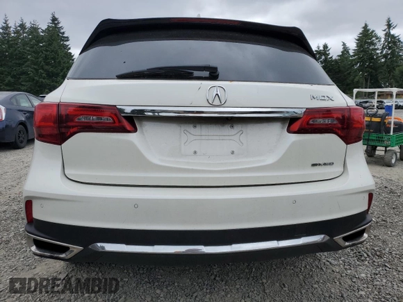 2019 Acura MDX Technology with VIN 5J8YD4H54KL003159, listed as a Copart auction lot 60716275 with 40,992 mi miles and Salvage title. Bid and sale history available at DreamBid. Image 6.