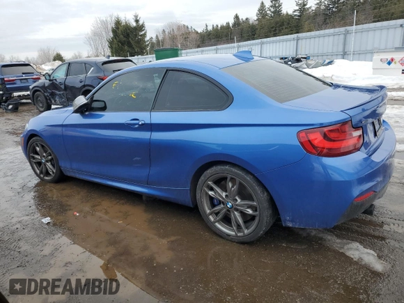 2016 BMW 2 Series M235i xDrive with VIN WBA1J9C54GV696692, listed as a Copart auction lot 44494055 with 0 mi miles and Clean Title. Bid and sale history available at carsss.com. Image 2.