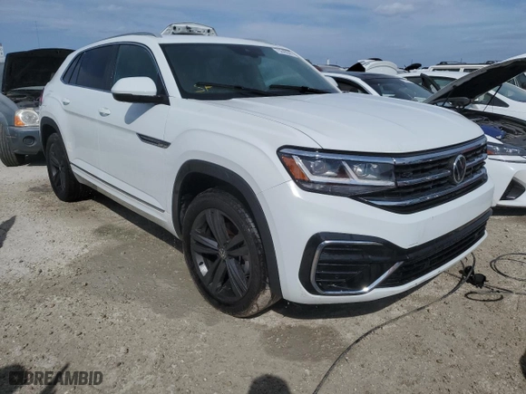 2022 Volkswagen Atlas Cross Sport 3.6L V6 SEL R-Line with VIN 1V2SE2CA6NC207877, listed as a Copart auction lot 75649644 with 6,795 mi miles and Non Repairable. Bid and sale history available at carsss.com. Image 4.