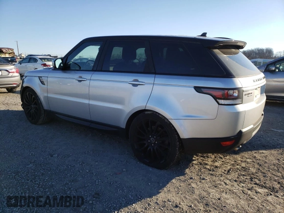 2016 Land Rover Range Rover Sport V6 Diesel HSE with VIN SALWR2KFXGA577760, listed as a Copart auction lot 41452675 with 98,156 mi miles and Salvage Title. Bid and sale history available at carsss.com. Image 2.