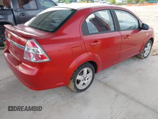 2007 Chevrolet Aveo LT with VIN KL1TG566X7B153881, listed as a IAAI auction lot 42626501 with 122,555 mi miles and . Bid and sale history available at DreamBid. Image 4.