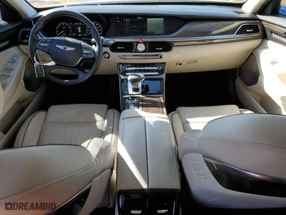 2017 Genesis G90 5.0L Ultimate with VIN KMHG54JH2HU025932, listed as a Copart auction lot 49902445 with 130,185 mi miles and Clean Title. Bid and sale history available at carsss.com. Image 8.