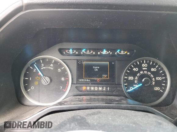 2016 Ford F-150 XLT with VIN 1FTFX1EG0GKD44802, listed as a Copart auction lot 48735915 with 157,613 mi miles and Salvage Title. Bid and sale history available at carsss.com. Image 9.