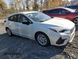 2024 Subaru Impreza with VIN JF1GUABC3R8274555, listed as a Copart auction lot 77147544 with 2,814 mi miles and Salvage Title. Bid and sale history available at carsss.com. Image 4.
