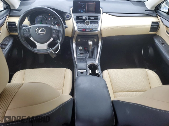 2020 Lexus NX with VIN JTJGJRDZ4L2140115, listed as a Copart auction lot 43695605 with 57,146 mi miles and Salvage Title. Bid and sale history available at carsss.com. Image 8.