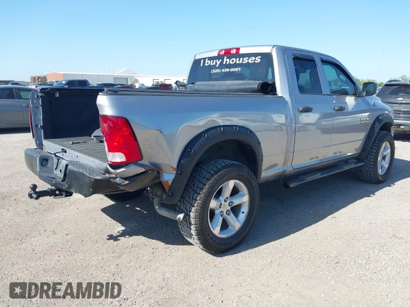 2019 Ram 1500 Tradesman with VIN 1C6RR6FG0KS613674, listed as a IAAI auction lot 42000480 with 80,528 mi miles and . Bid and sale history available at DreamBid. Image 4.