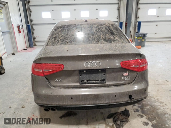 2014 Audi A4 Premium Plus with VIN WAUFFAFL5EN020462, listed as a Copart auction lot 48224945 with 154,693 mi miles and Salvage Title. Bid and sale history available at carsss.com. Image 6.