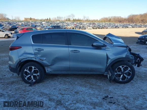 2021 Kia Sportage LX with VIN KNDPMCAC7M7942234, listed as a IAAI auction lot 41313686 with 48,454 mi miles and . Bid and sale history available at carsss.com. Image 14.