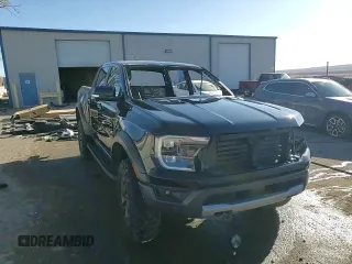 2024 Ford Ranger Raptor with VIN 1FTER4LR5RLE21897, listed as a Copart auction lot 46856715 with 0 mi miles and Salvage Title. Bid and sale history available at carsss.com. Image 15.