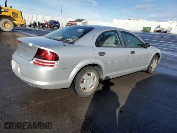 2004 Dodge Stratus SE z VIN 1B3EL36T54N343431, wystawiony jako Copart lot #84961094 z przebiegiem 198 344 mil mil oraz Szkoda całkowita • Salvage title. Historia ofert i sprzedaży dostępna na DreamBid. Obrazek 3.
