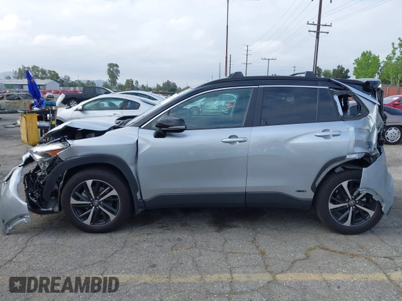 2024 Toyota Corolla Cross Hybrid S with VIN 7MUFBABG2RV030377, listed as a IAAI auction lot 42103979 with 15,660 mi miles and . Bid and sale history available at DreamBid. Image 20.