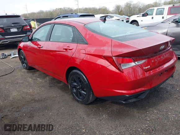 2023 Hyundai Elantra SEL with VIN KMHLM4AG5PU460869, listed as a IAAI auction lot 41909542 with 27,813 mi miles and . Bid and sale history available at DreamBid. Image 3.
