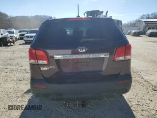 2012 Kia Sorento LX with VIN 5XYKTCA63CG190203, listed as a Copart auction lot 45927715 with 106,157 mi miles and Salvage Title. Bid and sale history available at DreamBid. Image 6.
