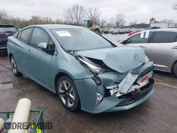 2017 Toyota Prius Two with VIN JTDKARFU1H3048623, listed as a IAAI auction lot 41971494 with 141,584 mi miles. Bid and sale history available at carsss.com. Image 1.