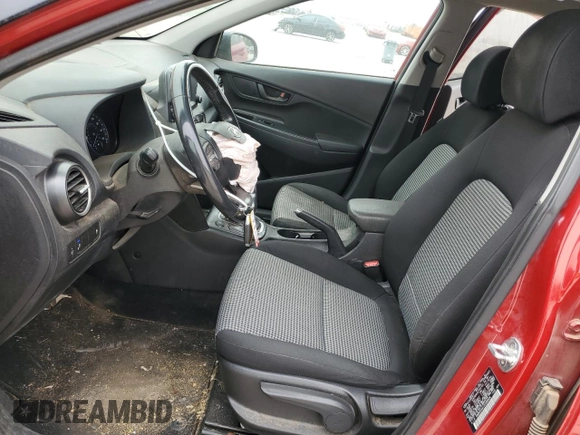 2018 Hyundai Kona SEL with VIN KM8K22AA7JU184624, listed as a Copart auction lot 53660815 with 92,932 mi miles and Salvage Title. Bid and sale history available at carsss.com. Image 7.