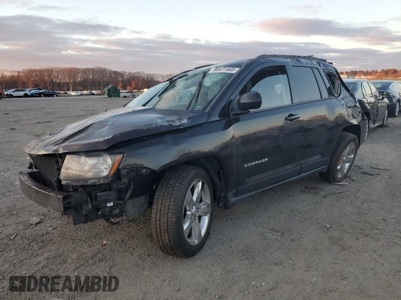 2015 Jeep Compass Limited with VIN 1C4NJDCB9FD258008, listed as a Copart auction lot 88631905 with 0 mi miles and Clean Title. Bid and sale history available at carsss.com. Image 1.