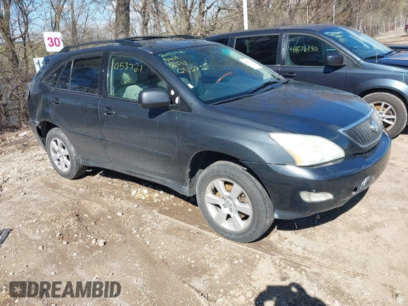 2004 Lexus RX 330 with VIN JTJHA31U540053721, listed as a IAAI auction lot 41877636 with 158,798 mi miles. Bid and sale history available at carsss.com. Image 1.