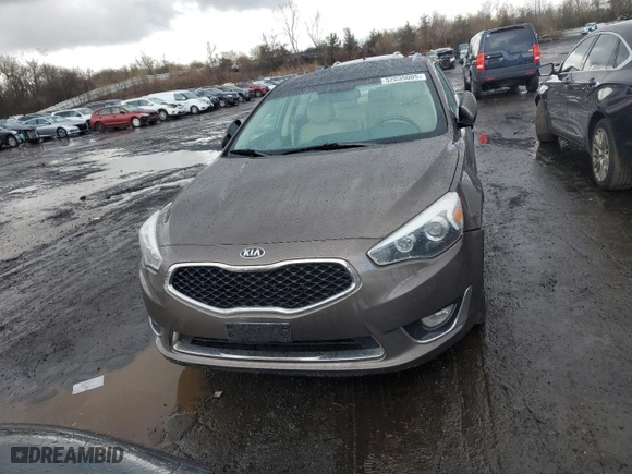 2014 Kia Cadenza Premium with VIN KNALN4D72E5148932, listed as a Copart auction lot 52035005 with 161,652 mi miles and Clean Title. Bid and sale history available at carsss.com. Image 5.