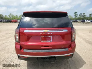 2023 Chevrolet Tahoe LT with VIN 1GNSKNKD8PR169745, listed as a Copart auction lot 50824805 with 57,649 mi miles and Clean Title. Bid and sale history available at carsss.com. Image 6.