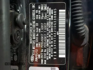 2013 Kia Sorento LX with VIN 5XYKT4A21DG338885, listed as a Copart auction lot 42837395 with 157,766 mi miles and Salvage Title. Bid and sale history available at carsss.com. Image 13.