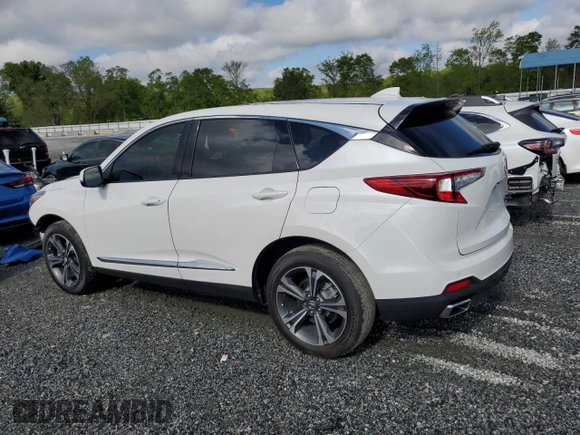 2024 Acura RDX Advance with VIN 5J8TC2H71RL014455, listed as a Copart auction lot 52756885 with 8,113 mi miles and Salvage title. Bid and sale history available at DreamBid. Image 2.