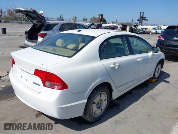 2007 Honda Civic with VIN JHMFA36297S017183, listed as a IAAI auction lot 42321374 with 22,724 mi miles and . Bid and sale history available at DreamBid. Image 4.