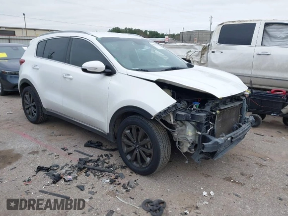 2018 Kia Sportage EX with VIN KNDPN3AC6J7398253, listed as a IAAI auction lot 41593541 with 138,622 mi miles and . Bid and sale history available at DreamBid. Image 1.