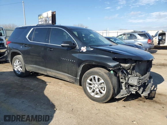2018 Chevrolet Traverse LT Cloth with VIN 1GNERGKW4JJ282412, listed as a Copart auction lot 87039574 with 108,093 mi miles and Salvage Title. Bid and sale history available at carsss.com. Image 4.