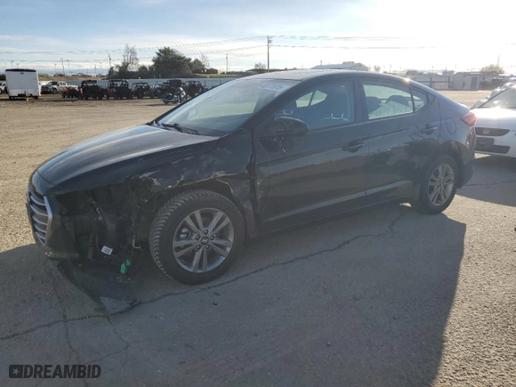 2018 Hyundai Elantra SEL with VIN 5NPD84LF8JH387838, listed as a Copart auction lot 48111515 with 49,887 mi miles and Salvage Title. Bid and sale history available at carsss.com. Image 1.