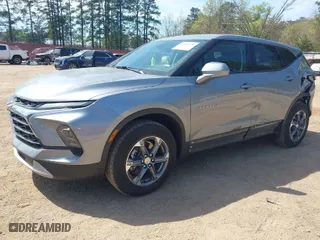 2025 Chevrolet Blazer LT with VIN 3GNKBHR48SS144860, listed as a IAAI auction lot 41851535 with 6,886 mi miles. Bid and sale history available at carsss.com. Image 2.