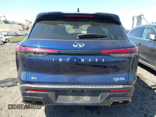 2023 Infiniti QX60 Luxe z VIN 5N1DL1FS3PC358124, wystawiony jako IAAI lot #41985237 z przebiegiem 17 259 mil mil oraz . Historia ofert i sprzedaży dostępna na DreamBid. Obrazek 16.