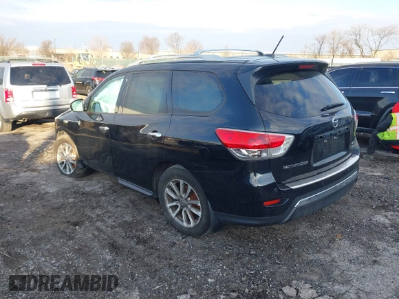 2015 Nissan Pathfinder Platinum z VIN 5N1AR2MM6FC692576, wystawiony jako IAAI lot #41672223 z przebiegiem 83 083 mil mil oraz . Historia ofert i sprzedaży dostępna na DreamBid. Obrazek 3.