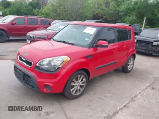 2012 Kia Soul + with VIN KNDJT2A63C7357081, listed as a IAAI auction lot 41969447 with 1 mi miles. Bid and sale history available at carsss.com. Image 2.