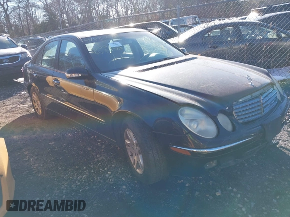 2003 Mercedes-Benz E 320 z VIN WDBUF65J63A339234, wystawiony jako IAAI lot #41436638 z przebiegiem Nie podano mil oraz . Historia ofert i sprzedaży dostępna na DreamBid. Obrazek 1.
