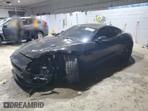 2018 Jaguar F-Type with VIN SAJD51EEXJCK51042, listed as a Copart auction lot 84990464 with 53,400 mi miles and Salvage Title. Bid and sale history available at DreamBid. Image 1.