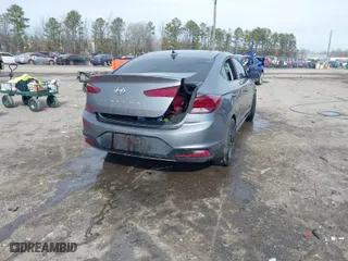 2019 Hyundai Elantra SEL with VIN 5NPD84LF0KH420557, listed as a IAAI auction lot 41450690 with 143,511 mi miles. Bid and sale history available at carsss.com. Image 4.