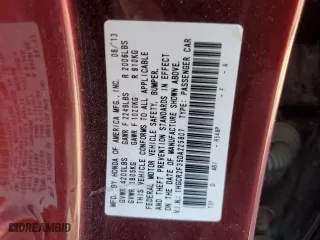 2013 Honda Accord Sdn LX with VIN 1HGCR2F35DA225807, listed as a Copart auction lot 41757615 with 157,521 mi miles and Salvage Title. Bid and sale history available at carsss.com. Image 14.