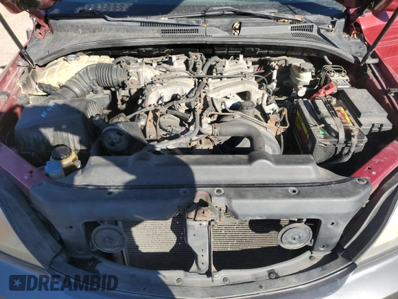 2004 Kia Sorento LX with VIN KNDJC733545313757, listed as a Copart auction lot 77493494 with 262,534 mi miles and Clean Title. Bid and sale history available at carsss.com. Image 12.