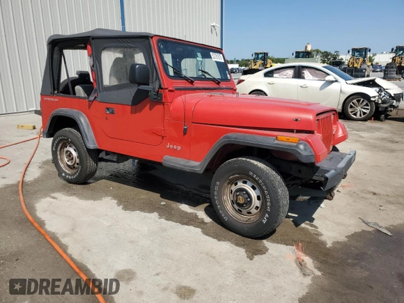 1994 Jeep Wrangler S with VIN 1J4FY19P7RP456133, listed as a Copart auction lot 52781975 with 295,953 mi miles and Salvage Title. Bid and sale history available at carsss.com. Image 4.