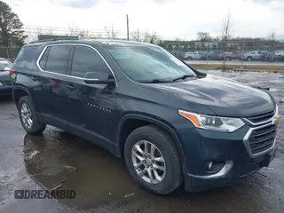 2020 Chevrolet Traverse LT Cloth with VIN 1GNERGKW6LJ206080, listed as a IAAI auction lot 41452162 with 162,756 mi miles. Bid and sale history available at carsss.com. Image 1.