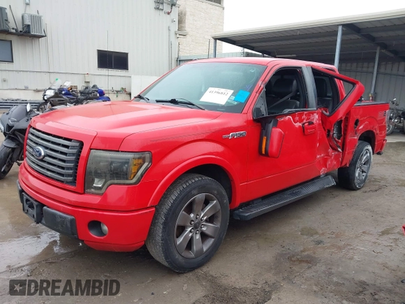 2012 Ford F-150 XL with VIN 1FTFW1CF6CKD73955, listed as a IAAI auction lot 41396812 with 209,176 mi miles. Bid and sale history available at carsss.com. Image 2.