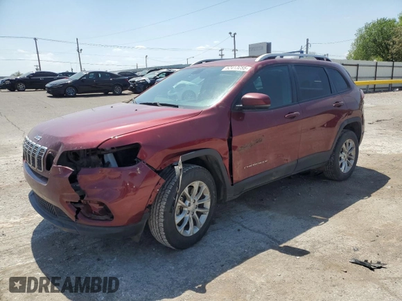 2020 Jeep Cherokee Latitude with VIN 1C4PJMCB2LD619857, listed as a Copart auction lot 52413655 with 170,772 mi miles and Salvage title. Bid and sale history available at DreamBid. Image 1.