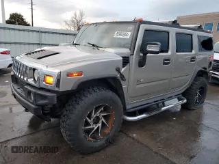 2006 Hummer H2 with VIN 5GRGN23U16H121476, listed as a Copart auction lot 86902654 with 143,202 mi miles and Salvage Title. Bid and sale history available at carsss.com. Image 1.
