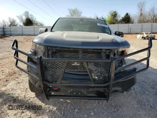 2021 Chevrolet Silverado 1500 Custom Trail Boss with VIN 1GCPYCEF9MZ145030, listed as a Copart auction lot 49267015 with 111,544 mi miles and Salvage Title. Bid and sale history available at DreamBid. Image 5.