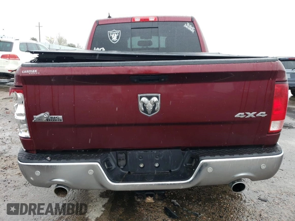 2017 Ram 1500 Big Horn with VIN 1C6RR7LM6HS879452, listed as a Copart auction lot 53857415 with 68,922 mi miles and Salvage Title. Bid and sale history available at carsss.com. Image 6.