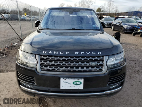 2017 Land Rover Range Rover with VIN SALGR2FV6HA374954, listed as a Copart auction lot 82380564 with 76,293 mi miles and Salvage title. Bid and sale history available at DreamBid. Image 5.