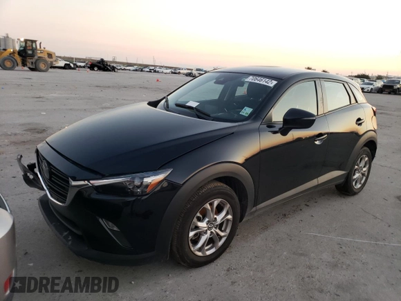 2020 Mazda CX-3 Sport with VIN JM1DKDB77L1473907, listed as a Copart auction lot 70646142 with 24,028 mi miles. Bid and sale history available at carsss.com. Image 1.