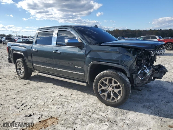 2018 GMC Sierra 1500 Denali with VIN 3GTU2PEC5JG262195, listed as a Copart auction lot 80994104 with 126,236 mi miles and Salvage Title. Bid and sale history available at carsss.com. Image 4.